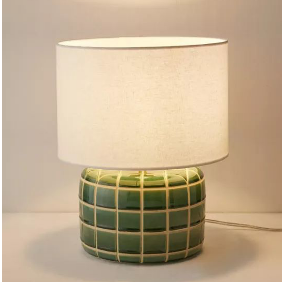 retro green lamp